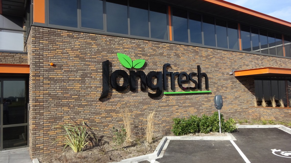 Gevelreclame Jong fresh