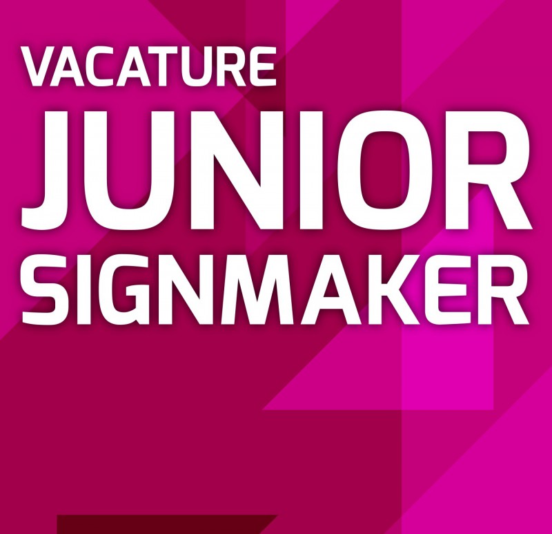 Vacature Junior Signmaker DEF